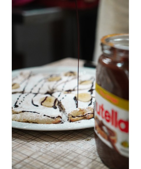 Pizza Nutella-Banane